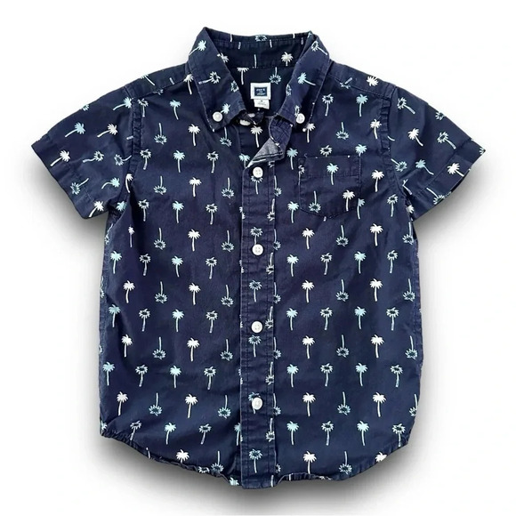 Janie & Jack | Midsummer Getaway Palm Tree Shirt (3) 🌴 - Picture 2 of 5